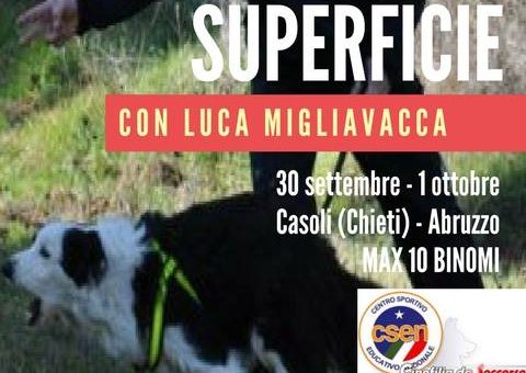 Stage con Luca Migliavacca 30 Settembre 1° Ottobre